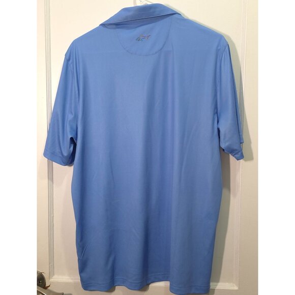 Greg Norman Play Dry Blue Golf Polo Shirt M/M Lesotho-Made Comfortable & Stylish - Picture 3 of 6